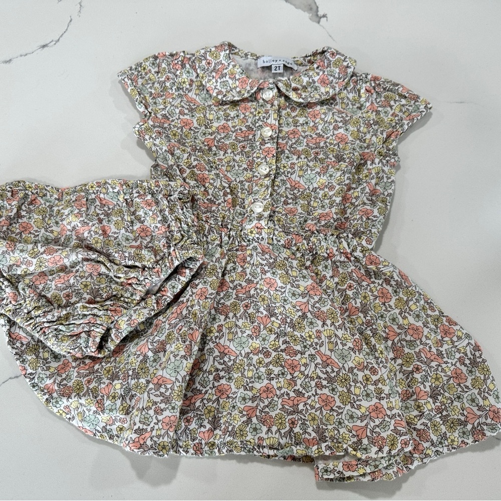 Holley & Sage- Toddler Floral Dress 2T